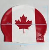 Canada Swim Cap Adult Standard-Size for Competitive or Recreational Swimmer