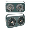 20W Solar Panel High Speed Airflow 5V Dual Exhaust Fan
