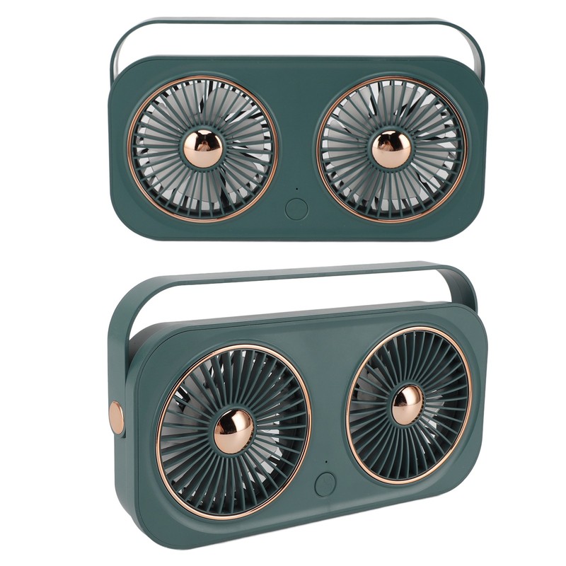 20W Solar Panel High Speed Airflow 5V Dual Exhaust Fan