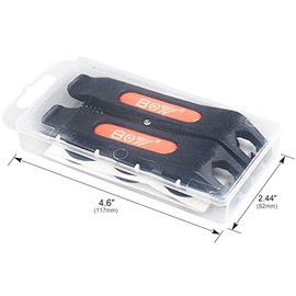 Oumers Bike Puncture Repair Set, Bicycle Inner Tube Repair Kits Bicycle Levers Tyre Patches Rasp Tool for All Inflatable Inner Tubes in Road Emergency