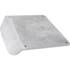 Speedway Motors Polished Aluminum Diamond Running Board Step Plate Pair,