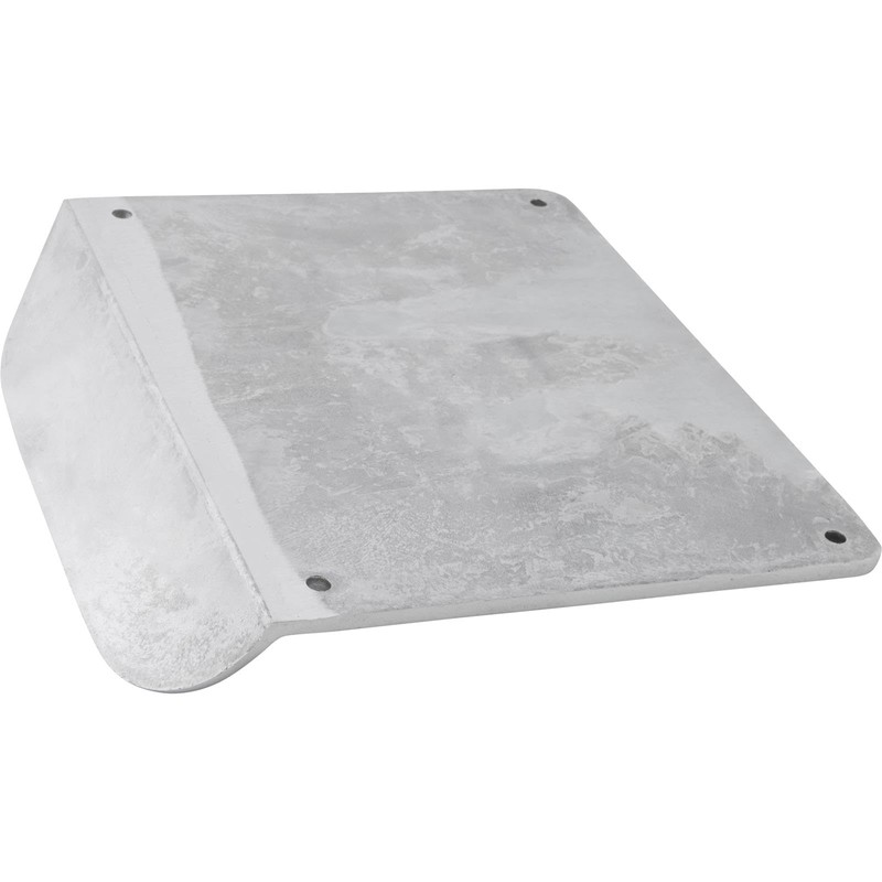 Speedway Motors Polished Aluminum Diamond Running Board Step Plate Pair,