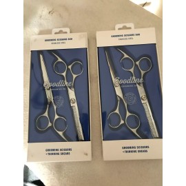 GOODLINE GROOMING SCISSORS + THINNING SHEARS - TWO SETS !!