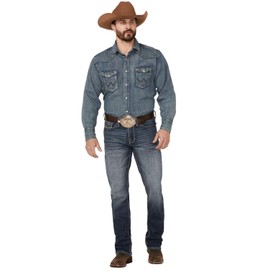 Cody James Men's Moonlight Dark Wash Slim Straight Stretch Denim Jeans Medium Wash 40W x 34L US