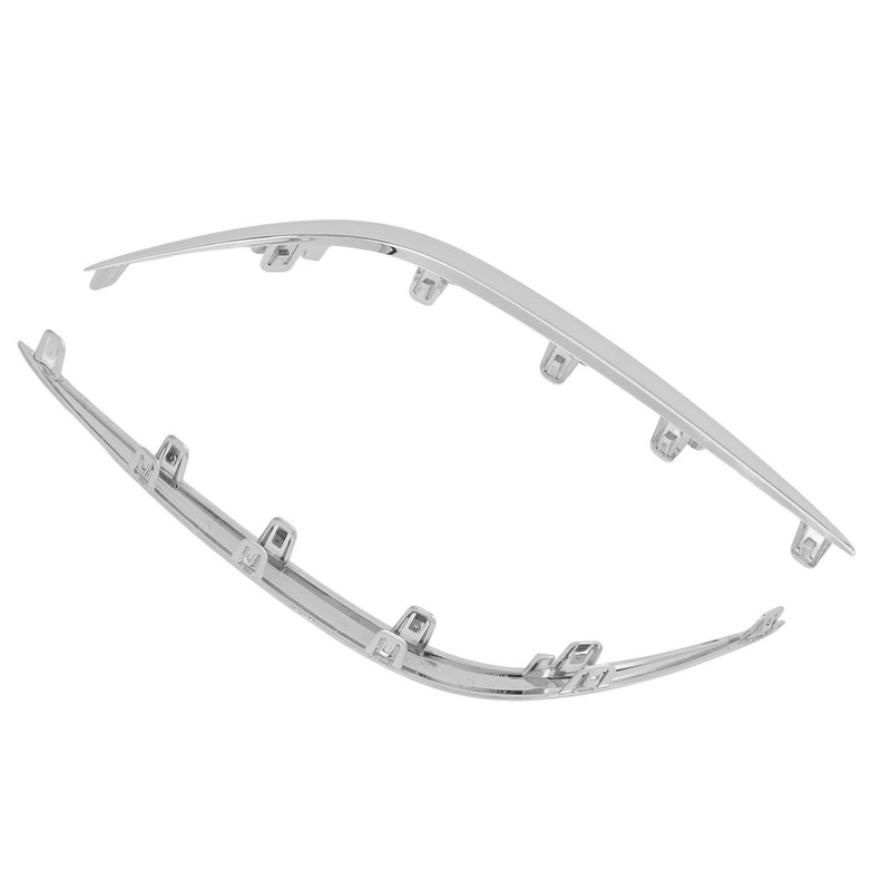 2Pcs Front Bumper Grille Trim 2138850174 Replacement for Benz E‑Class