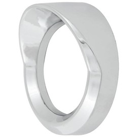 Technical Precision Replacement for Freightliner Cascadia 125 Year 2015 Small Chrome Gauge Bezel W/Visor - SNAP ON