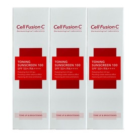 Cellfusionc Toning Sunscreen 100 50ml (SPF50+) 3 Pieces / Circle / 셀퓨전씨 토닝 썬스크린 100 50ml(SPF50+) 3개  써클