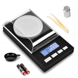 Precision Scale 0.001g x 50g Precision Electronic Scale [Latest Model 2025] Electronic Scale 0.001g Portable Type Scale Pocket Digital (Scale) Measuring Instrument Balance Digital Scale Precision