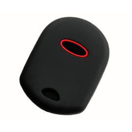 Smart Key Fob Cover Remote Case Keyless Protector Jacket for Ford Escape Explorer Mustang Transit Fusion Focus Lincoln Navigator Zephyr (Black)