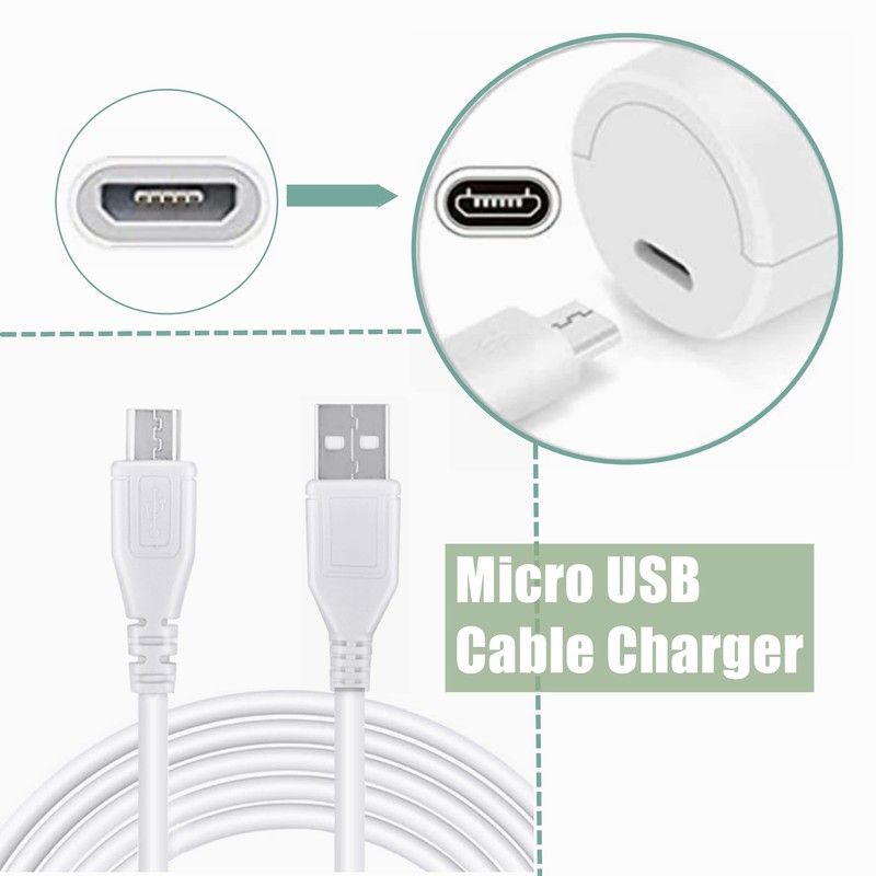 CJP-Geek 3.3ft White Micro USB Cable Laptop PC Data Sync