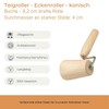 HOFMEISTER Rolling Pin for Baking Tray Corners, Even Dough Rolling