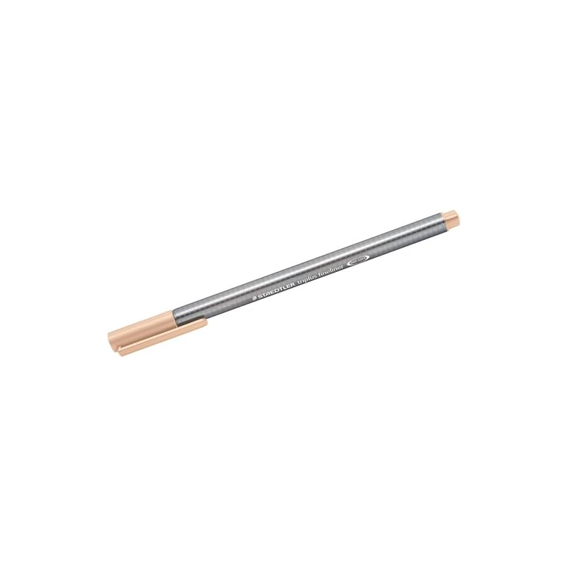 Staedtler Triplus Fineliner 334 Beige, 1 Piece, Fine, Beige, Grey,