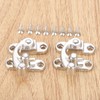 2Pcs Gift Box Fixed Hook Lock Buckle Drawers Hasp Antique