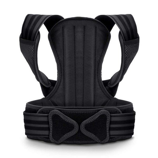 VOKKA Posture Corrector for Men and Women, Spine and Back Support, Providing Pain Relief for Neck, Back, Shoulders, Adjustable and Breathable Back Brace Improves Posture and Provides Back Support L