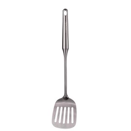 Milvado Stainless Steel Cooking Spatula: Metal Kitchen Slotted Flipper For Grills, Camping BBQ’s, Frying Pancakes, Burgers, etc. - Large Cookware For the Professional Chef - 15" Turner