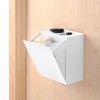 MOTOULAX Wall Mounted Storage Box Flip Lid Design Space Saving