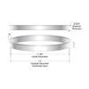 Outwater 12" (Nominal) Diameter x 1" Height 304 Stainless Steel