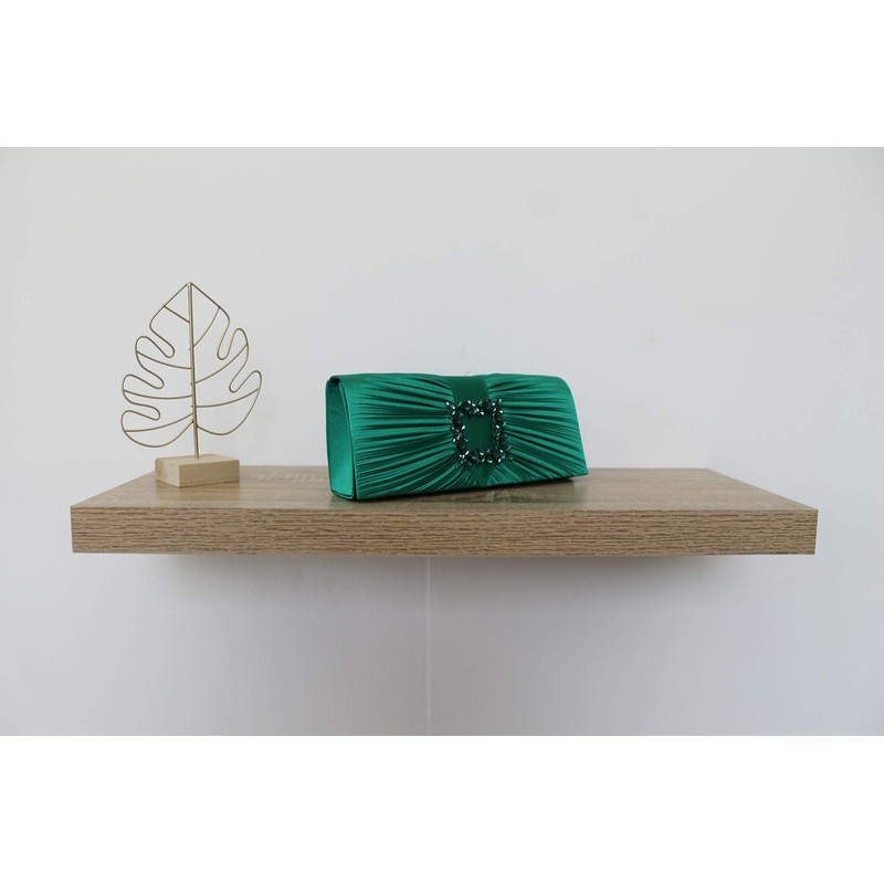 SwankySwans Women's Chloe Clutch Bag, Green