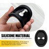 Door Lock Strike Protector, Silicone Silent Shock Absorption Lock Accessories,