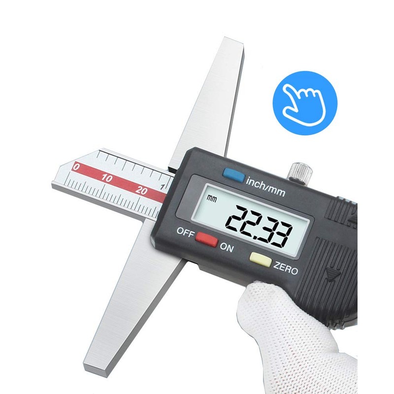 GLTL General Tools Calibre Vernier Caliper, 0-6"/150mm, 0-8"/200mm, 0-12"/300mm (digital