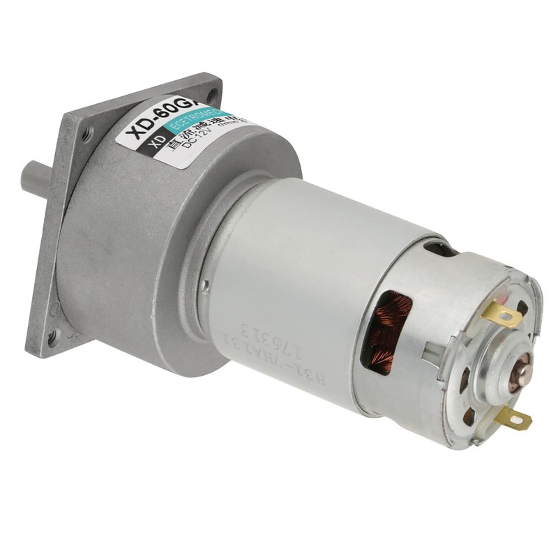 DC12V / 24V 35W Mini DC Gear Motor Metal Speed