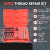 33PCS Glow Plug Thread Repair Kit, Thread Repair Tool Cylinder