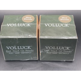 VOLLUCK 2 Root Touch Up Hair Powder Root Cover Up Hairline Shadow Powder Medium Blonde