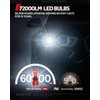 Torchbeam HB3 H11/H8 Fog Lights, 72000LM HB3 H11 Bulbs with