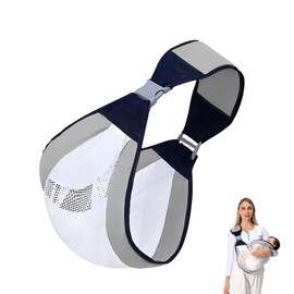 Baby Carrier Cotton Fabric, MUNTE Baby Sling for Babies 0-36 Months, Baby Sling with Adjustable Shoulder Strap, Safe Load Capacity 20 kg, for Outdoor Use