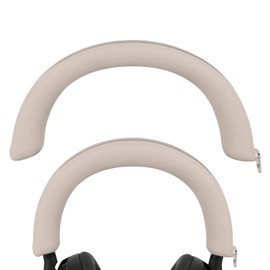 Geekria Headphones Headband Cover for Sony WH-1000XM5 Wireless (Beige)
