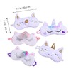 FOMIYES Pcs Plush Sleep Masks Unicorn Eye Cover Comfortable Blindfold