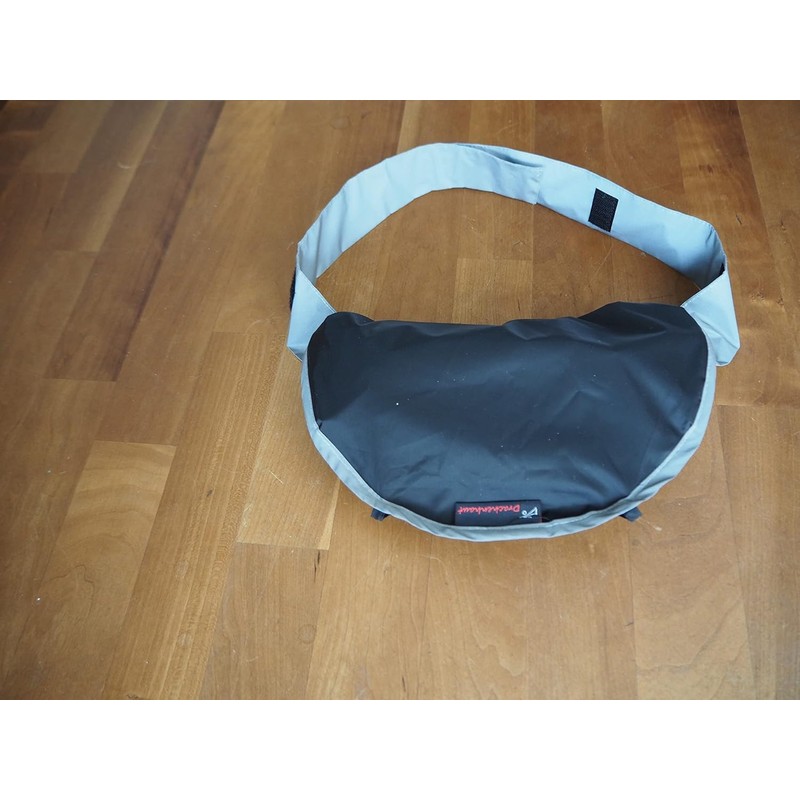 Drachenhaut 2-in-1 Cyclist Rain Cover (Black with Reflective Detail, Regular)