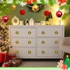 12 Pcs Christmas Knobs Covers for Cabinet Red and Green