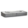 Zeller Under Bed Storage Bag 103x45x15cm of Fleece in Grey,