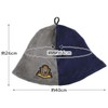 Skater BSHT2-A Sauna Hat, Large, Sauna Hat, Emblem Hat, For