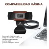 Webcam Con Microfono Tipo Gamer