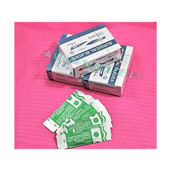 300 Scalpel Blades #22 Dental ENT Instruments - with 1
