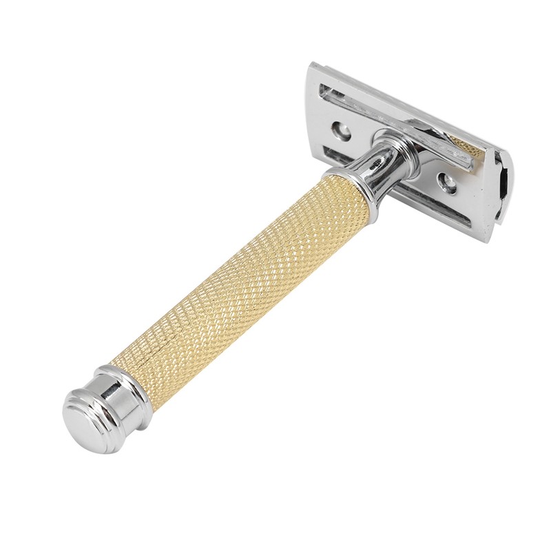 Classic Manual Shaver Metal Handle Double Edged Safety Shaving Tool