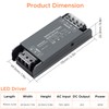 Karyoosi 24V 60W LED Driver, LED Power Supply 2.5A, AC