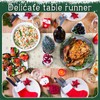 WEILAOK Christmas Table Runner, Christmas Table Runner, Christmas Decoration Table