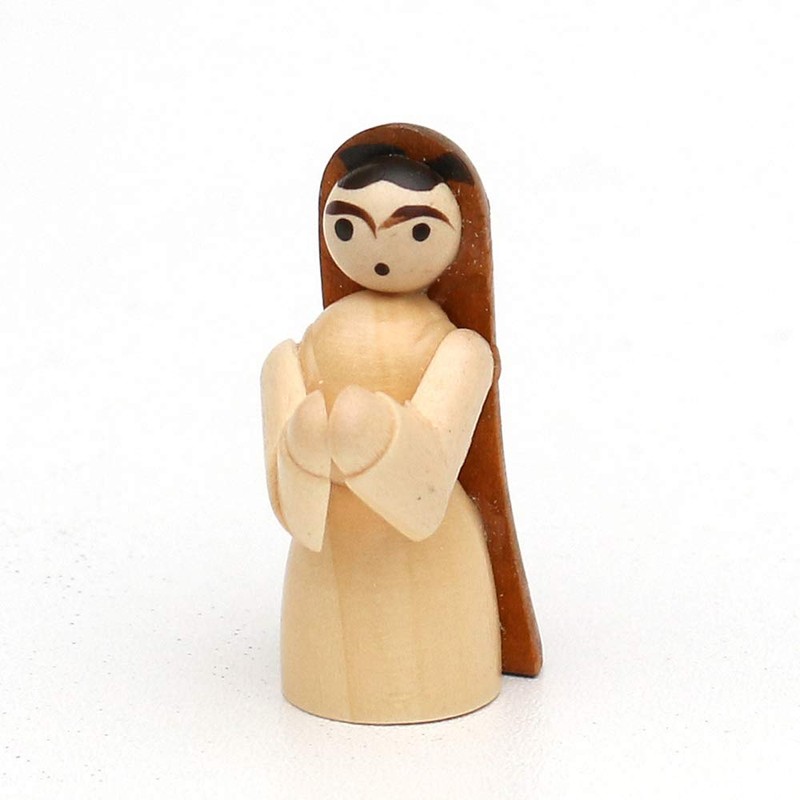 Dekohelden24 Wooden Nativity Figures, Size Selectable Via Drop Down Menu