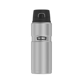 Thermos Stainless King Bottle 0.70 L, Stainless Steel Matt, Thermos Flask Made of Stainless Steel with Safe Flow Lid, 15 Hours Hot / 24 Hours Cold, Water Bottle, Water Bottle for Tea, Dishwasher Safe,