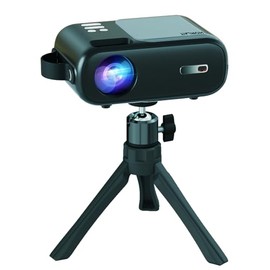 Projector, Mini Projector Tripod, HORLAT Tripod for Mini Projector with 360° Metal Rotating Ball Head for Camera, Mini Projector, Webcam (Brownish)