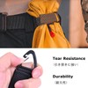 YAPJEB Molle Key Ring, Velcro, Belt, Keychain, Buckle, Carabiner, Military,