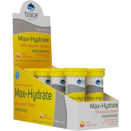 Max Hydrate Resistencia Trace Minerals Suplemento Apoyo Energético Diario Electrolitos Ayudar Contra Calambres Musculares Apoyar Hidratación Cítricos