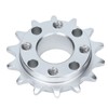 2Pcs Sprocket Gear Aluminum Anodic Oxidation Gears for Robots Machinery