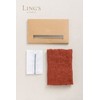 Ling's Moment 10Ft Terracotta Cheesecloth Table Runner Burnt Orange Gauze