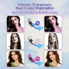12 Colors Hair Chalk for Girls Kids, Washable Temporary Hair