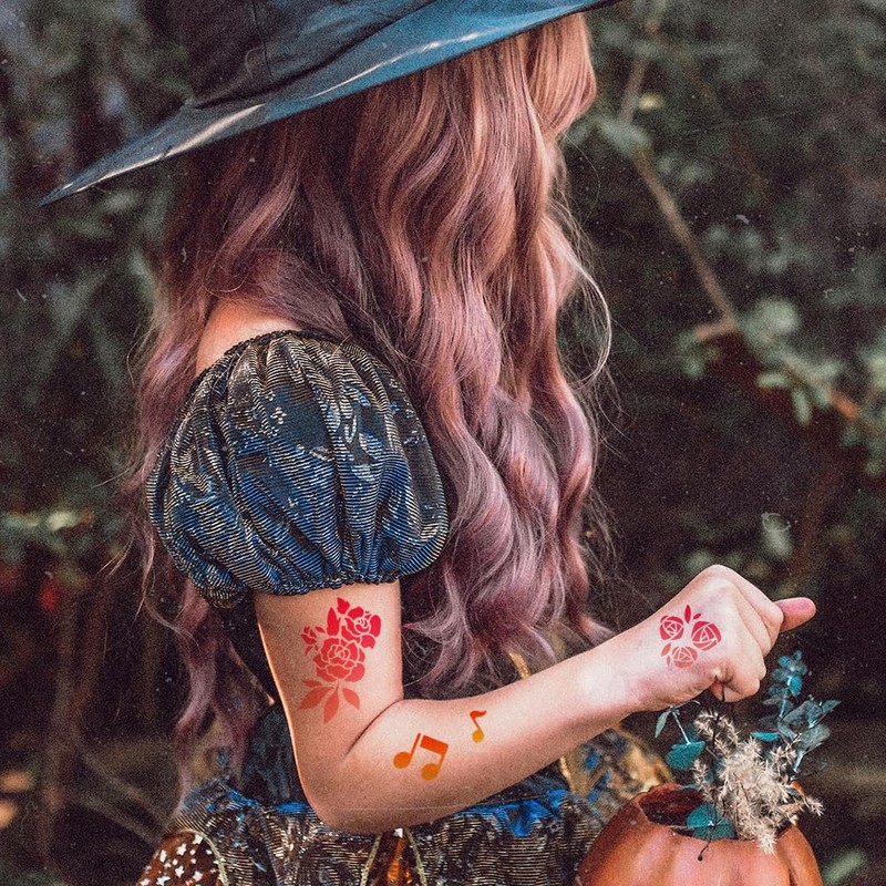 24pcs Animals Face Paint Stencils, 18 x 20cm Cartoon Party