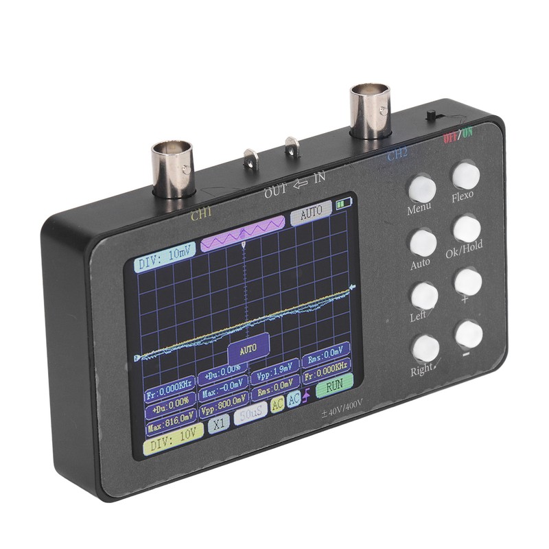 Digital Oscilloscope 2 Channel Portable Signal Generator 2Mhz Bandwidth 50M